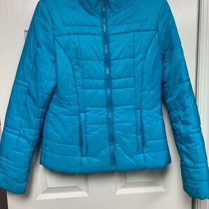 Vibrant Blue Quilted Jacket